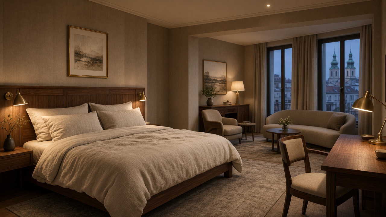 Suite at dusk