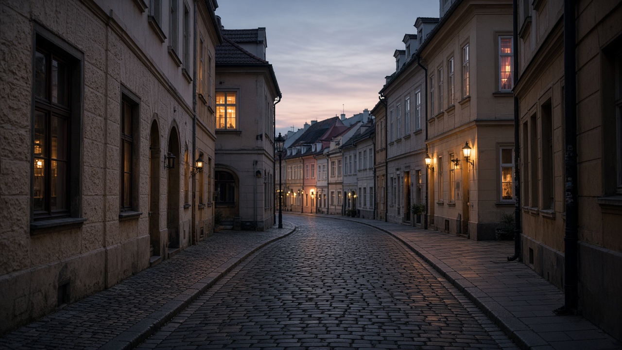 Old town dusk